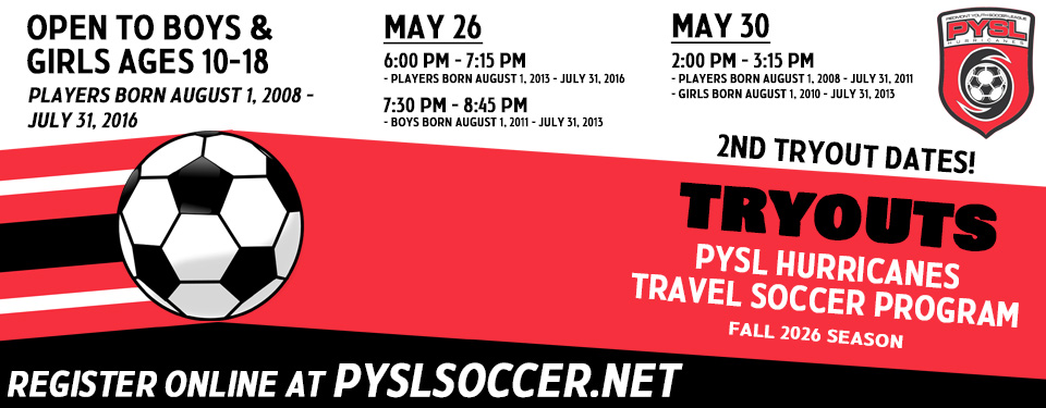 Fall 2026 Travel Tryouts!